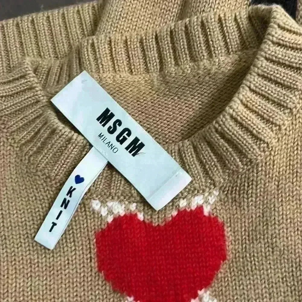 M S G M hearts and diamonds pattern sweater - Picture 8 of 16
